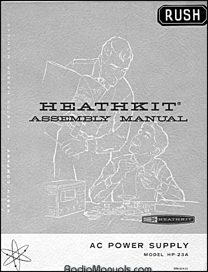 Heathkit HP-23A Assembly and Instruction Manual - Click Image to Close